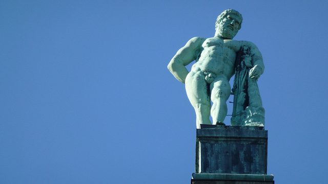 Wahrzeichen Herkules der Stadt Kassel